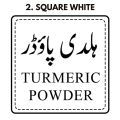 Jar Labels Urdu Sticker 35&70 - Customizable - 1.5 inch Size Square Shape - Color and Black&White - Pre-cut, Self-Adhesive Spice Labels by Prime Impressions. 