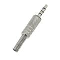 1Pc Replacement 3.5Mm 4 Pole Male Repair Headphones Audio Jack Plug Connector Soldering For Most Earphone Jack. 