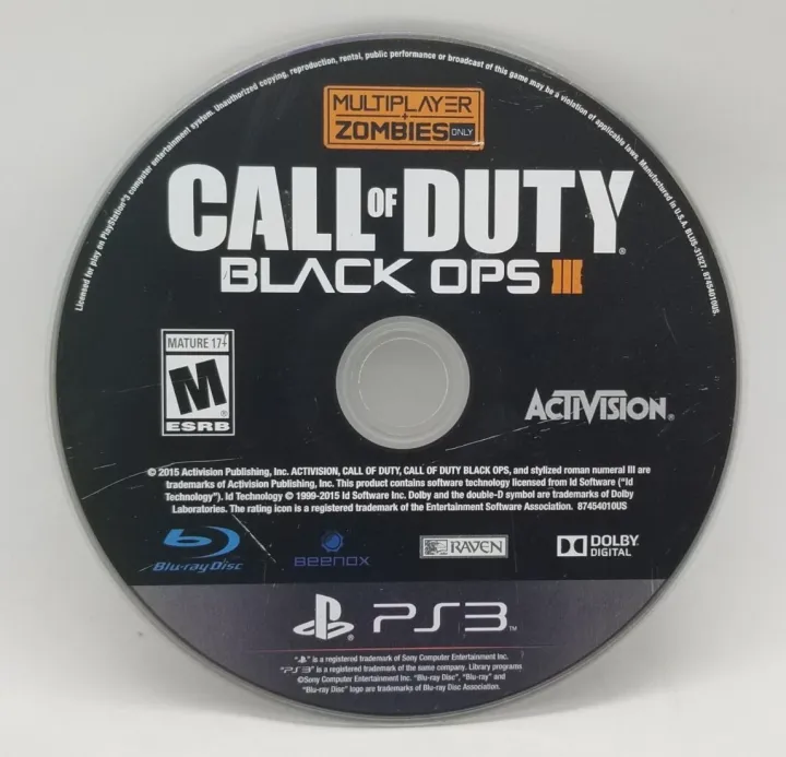 the perfect little pleasure—go ahead, you deserve... Call of Duty: Black Ops III — (PS3) | Daraz.pk