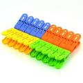 Plastic Clothes Pins Hanging Clips Hooks 20 Pcs Assorted Color. 