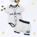 Kids Summer Outfits Set Baby Summer Clothes Printed Top Shorts Clothes Set 3 to 6 Months. 