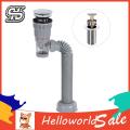 Drain Pipe Kit Flexible Expandable P-trap Bathroom Sink Drain Kit Easy Install Leak-proof O Buyer's Choice Flexible Sink Drain Kit. 