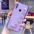 For Huawei Nova 3 Phone Cover + 3D Love Heart Wristband Fashion Ultra Thin Shiny Plating Bumper Soft TPU Silicone Shockproof Protective Case Back Cover. 