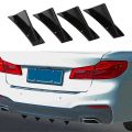 2X Spoiler Car Back Bumper Universal Car Rear Bumper Lip Diffuser Shark Fin. 