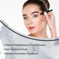 OCBA Professional Slanted Eyebrow Tweezers – Stainless Steel Facial Hair Removal Tweezers For Men & Women. 