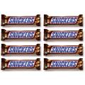 Snickers Chocolate Pack of 8 Bars. 