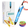 🖊️ 3D Printing Pen with LCD Display & 9 Color Filament Set for Kids and Artists | Creative 3D Drawing Tool. 
