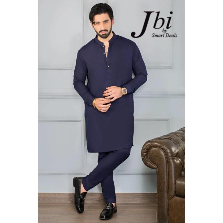 Navy Blue Men's Shalwar Kameez