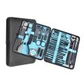 10/36 pcs New Professional Manicure Set Pedicure Grooming Kit Includes Scissors, Nail Files, and Travel Case Perfect for Gift. 