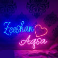 Affordable Neon Signs |Neon Light |Custom Logo |Couple Name |Wedding Signs|Love Sign|Neon Sign Boards|for Home Decor, Room Decoration and Wall Decor with High Quality LED Neon Strips.. 