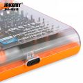 JAKEMY JM-6113 Promotional household diy tools ergonomically handle magnetic bits connector adjustable flexible screwdriver set. 