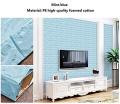 3D Brick Wall Sticker Wallpaper for Walls - PVC Textured PE Foam Self Adhesive 3D effect Wall Panel for Home Decoration - Peel & Stick Waterproof Wall Papers Sheets - 3D Brick Tiles for Living Room Bedroom Background Wall Decor (77x70cm) - Multi. 