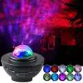 Colorful Starry Sky Galaxy Projector Nightlight Child Bluetooth USB Music Player Star Night Light Romantic Projection Lamp Gifts. 