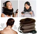 Cervical Neck Traction Device and Collar Brace by BRANFIT, Inflatable and Adjustable USA Designed Neck Support & Stretcher is Ideal for Spine Alignment and Chronic Neck Pain Relief. 