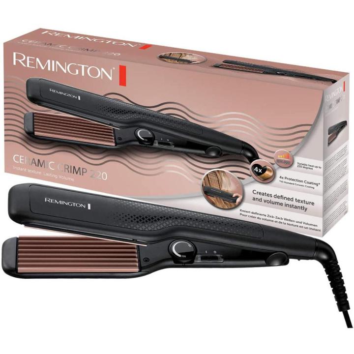 REMINGTON CERAMIC CRIMP CREPE HAIR STRAIGHTENER-S3580