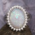 White Opal Ring. 