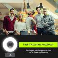 NexiGo N960E 1080P 60FPS Webcam with Light, Software Included, Fast AutoFocus, Built-in Privacy Cover, USB Web Camera, Dual Stereo Microphone, for Zoom Meeting Skype Teams Twitch. 