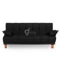 Galaxy Sofa CumBed Imported velvet Fabric Dark Grey Colour Armless Compact Living Spaces, Dorms, Guest Rooms, Apartments, Offices,. 