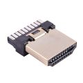5 Pcs HDMI Male 19 Pins A Type Solder Plug Termination Repair Replace. 