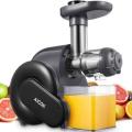 Slow juicer. 