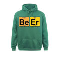 Men's Beer Pullovers BeEr Periodic Table Of Elements Crazy Soft Hooded Sweats Long Sleeve Hoodies Bar Alcohol Drink Pullover. 