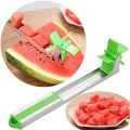 Watermelon Cutter Tongs Windmill Shape fruit peeler slicer Stainless Steel Tools. 