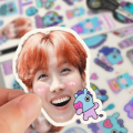 BTS J HOPE BT21 MANG Stickers UNCUT A4 (SS05 ). 
