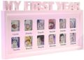 12 Month Baby "MY FIRST YEAR" Frame Pictures Souvenirs Baby Photo Frame Baby Memory Gift. 