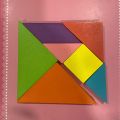 Wooden Pattern Tangram Magnetic Puzzle Shape Blocks Jigsaw Book Brain Teasers Stacking Games Early Educational Learning Challenge IQ Toy Gift for Kid Toddlers Age 3+ Years Old. 