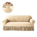 Free Delivery-customize cover Turkish sofa cover for 3 seater, 5 seater , 6 seater and 7 seater sofa cover- All colors. 