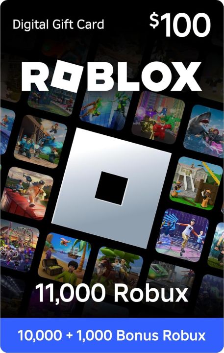Roblox Gift Card $100 USD – Global | Instant Digital Code for Robux & Premium Access