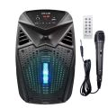 Portable Rechargeable Wireless Bluetooth Speaker With Microphone and Remote Control Super Loud Woofer Speaker FM Radio, USB and Memory Card Supported. 