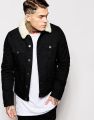 Winters Denim Jackets For Mens With White Collar Furr. 