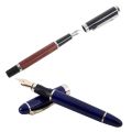 JINHAO X450 18 KGP 0.7mm broad nib fountain pen blue. 