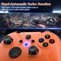 Wireless Controller for Xbox One, PC Game Controller Compatible with Microsoft Xbox One/Xbox One X/One S/Xbox Series S/X Gamepad Support Turbo/3.5mm Headphone Jack/Macro Functions (Orange). 