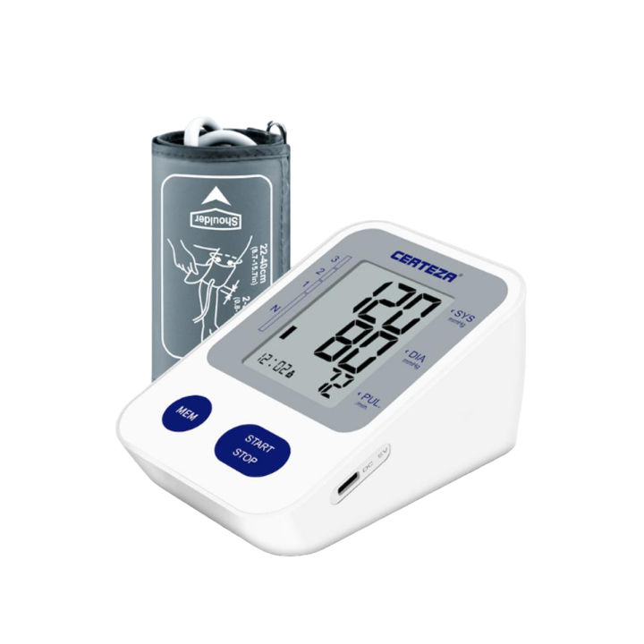 Certeza BM 400 - Digital Blood Pressure Monitor - (White & Grey)