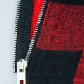 G&H Casual Women Stripe Plaid Chest Pockets Coat Long Sleeve Hoodie Zipper Shirt Top. 