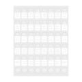 1 Sheet Switch Stickers English Print Self-adhesive Removeable Bathroom No Mark Left Push Button Icon Labels For Home Use. 