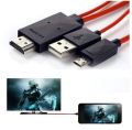 Mhl Micro USB to hdmi 1080p hd tv Cable Adapter for Samsung Galaxy S3 S4 S5 Note 2 Note 3. 