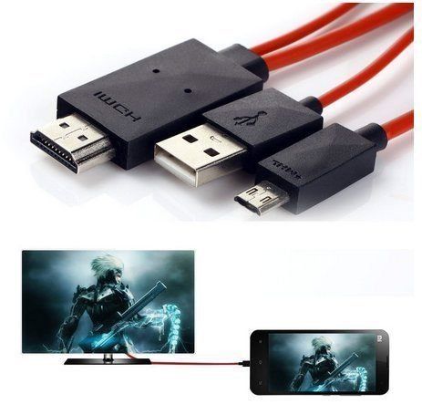 Mhl Micro USB to hdmi 1080p hd tv Cable Adapter for Samsung Galaxy S3 S4 S5 Note 2 Note 3