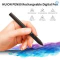 HUION PEN80 Graphic Tablets Pen Digital Pen Rechargeable Pen Black. 