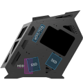 Godzilla RGB LIGHTS GAMING PC Case WITH Right/Left Panel: Grey Tempered Glass. 