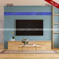 Gift City Blue Mirror Tile Stickers | Self-Adhesive Acrylic Wall Décor | DIY Home Decoration – 5/10/20/40/80 Pcs (60x60mm). 