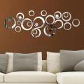 24pcs/lot Wall Art Acrylic Mirror Surface Polka Dots Circle Wall Stickers For Kids Baby Rooms Home Decor Round Wall Decals DIY Art Mural. 