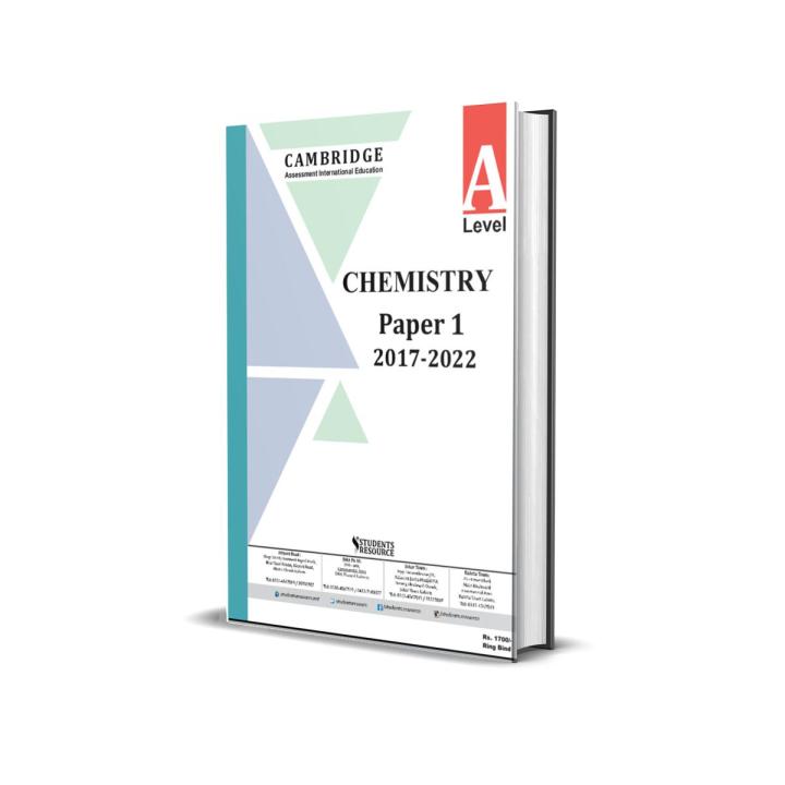 A Level Chemistry 9701 Paper (1) 2017-2022