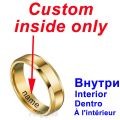 Custom Rings Engraved With Your Name Text Signature Handwriting Men Lady Uni Stainless Steel Titanium Ring. 