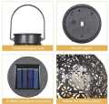Solar Lanterns Light Outdoor Hanging Garden Lights Metal Lamp for Patio Yard Art Garden Accessories Decorations for Porch,Lawn,Courtyard-2 Pack [Energy Class A++]. 