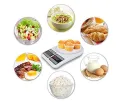10kg Digital Electronic Kitchen Scale , Mini Weight Machine , Multifunction Food Weighing Scale, Measuring Scaling Machines , Vegetable Dry Fruit Scales Portable Liquid Kitchen Weighing Household Food Cooking Scales , Capacity 1000gX1g / 353ozX0.1oz. 