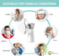 Nebulizer Machine Portable USB Support Mesh Soundless Nebulizer (Mini/Hand /Mesh Nebuliser) (For Kids & Adults) (Ultrasonic Mesh Atomizer) World Best Machine Inhaler Waterproof Asthma Inhalator acute symptomatic management of respiratory diseases. 