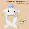 Cute Cartoon Bunny Hats With Moving Ears Hat Plush Earflaps Cap Cosplay Costume Toy Hat Bunny Earmuffs Beanie Casual Animal Caps. 